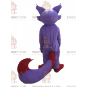 Lilla beige og Red Fox BIGGYMONKEY™ maskotkostyme - Ræv maskoter - BIGGYMONKEY_04669 - BiggyMonkey.com