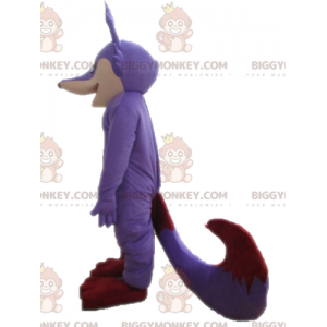 Lilla beige og Red Fox BIGGYMONKEY™ maskotkostyme - Ræv maskoter - BIGGYMONKEY_04669 - BiggyMonkey.com