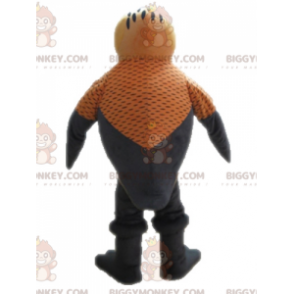 Orange and Gray Bird BIGGYMONKEY™ Mascot Costume. Hummingbird