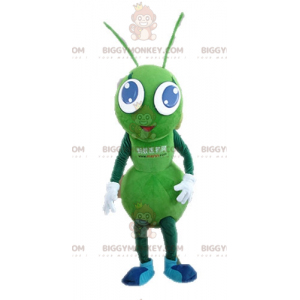Giant Green Ant BIGGYMONKEY™ Mascot Costume. Green Insect
