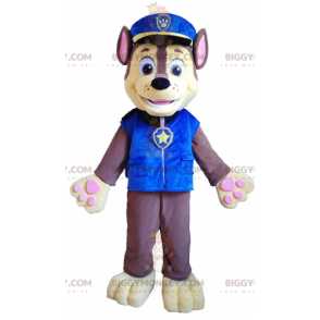 Disfraz de mascota BIGGYMONKEY™ de perro marrón y amarillo con
