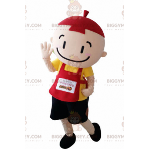 Little Boy Toddler BIGGYMONKEY™ maskotkostume med forklæde og hat - Drenge og piger maskoter - BiggyMonkey.com