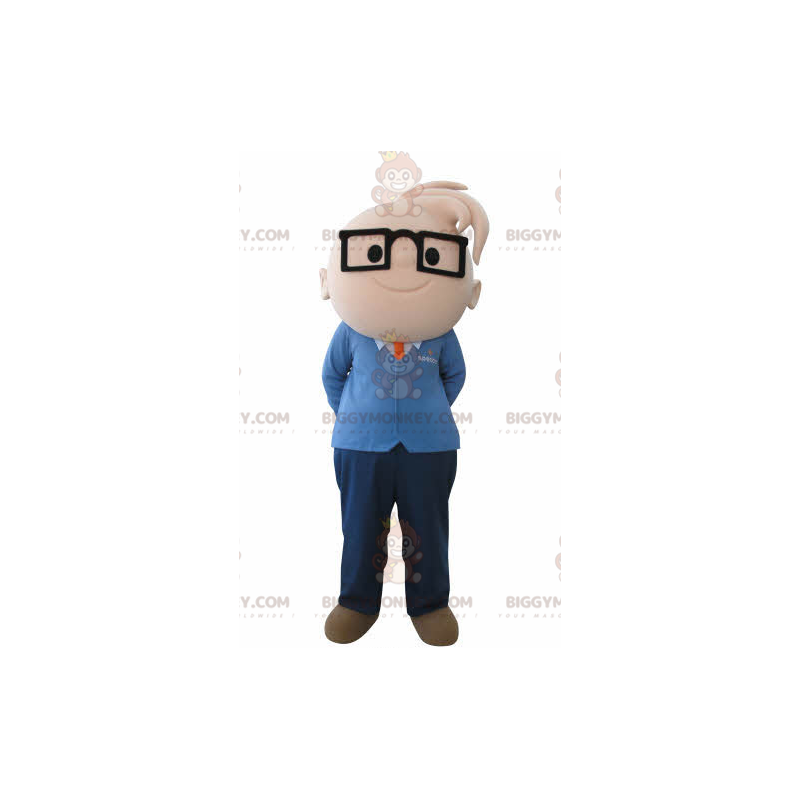 BIGGYMONKEY™ mascottekostuum voor jongen met bril. Ingenieur BIGGYMONKEY™ mascottekostuum voor jongen met bril. Ingenieur