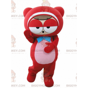 Very Funny Teddy Bear Red Man BIGGYMONKEY™ Mascot Costume -