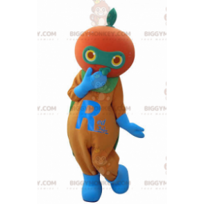 Giant Orange Tangerine BIGGYMONKEY™ maskottiasu -