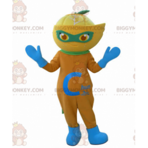 Costume da mascotte BIGGYMONKEY™ Arancio limone Clementina -