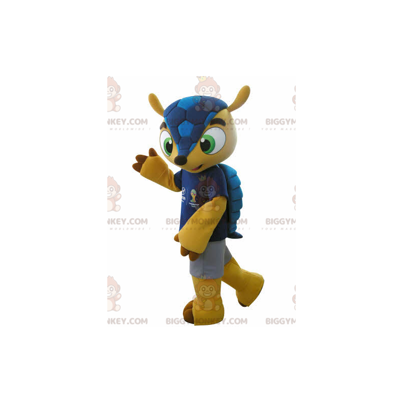 Disfraz de mascota Fuleco Famous World Cup 2014 Armadillo Disfraz de mascota Fuleco Famous World Cup 2014 Armadillo