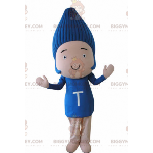 Kostým BIGGYMONKEY™ Funny Man Blue Hair Maskot - Pánské maskoti - BIGGYMONKEY_04722 - BiggyMonkey.com