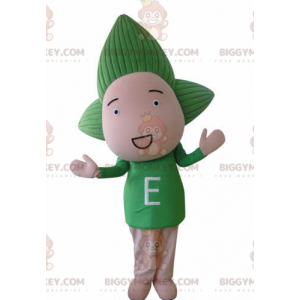 Babypop BIGGYMONKEY™ mascottekostuum met groen haar -