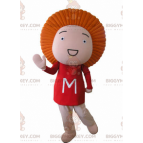 Fantasia de mascote de cabelo laranja de homem engraçado BIGGYMONKEY™ - Mascotes masculinas - BiggyMonkey.com