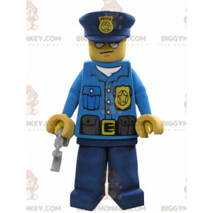 Στολή μασκότ Lego BIGGYMONKEY™ ντυμένη με στολή αστυνομικού -