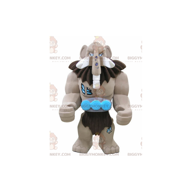 Jättebrun Mammoth Lego BIGGYMONKEY™ maskotdräkt - Djurmaskot saknas - BIGGYMONKEY_04731 - BiggyMonkey.com