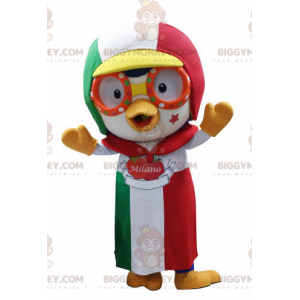 Στολή μασκότ Bird BIGGYMONKEY™ με καπέλο και ποδιά -