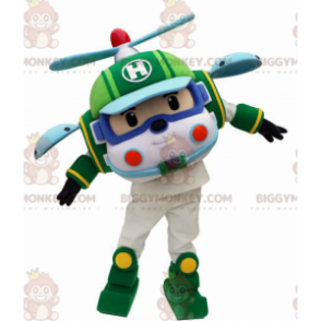 Spielzeughubschrauber BIGGYMONKEY™ Maskottchenkostüm für Kinder