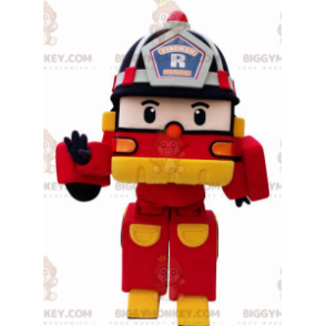 BIGGYMONKEY™ Transformers Fire Truck Mascot Costume -