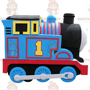 Στολή μασκότ Thomas the Famous Cartoon Train BIGGYMONKEY™ - Μασκότ διάσημων χαρακτήρων - BIGGYMONKEY_04752 - BiggyMonkey.com