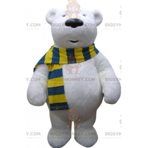 Fato de mascote de urso polar BIGGYMONKEY™. Traje de mascote do