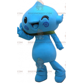 Blue Man BIGGYMONKEY™ Mascot Costume. Blue Flower BIGGYMONKEY™ Mascot Costume - Plant mascots - BiggyMonkey.com