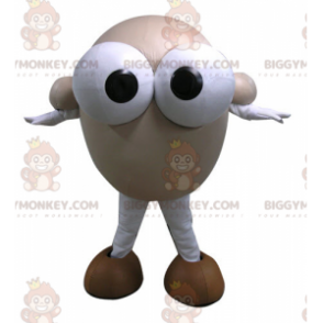 Big Eyes Round Man BIGGYMONKEY™ maskottiasu - Miesten maskotit - BIGGYMONKEY_04778 - BiggyMonkey.com