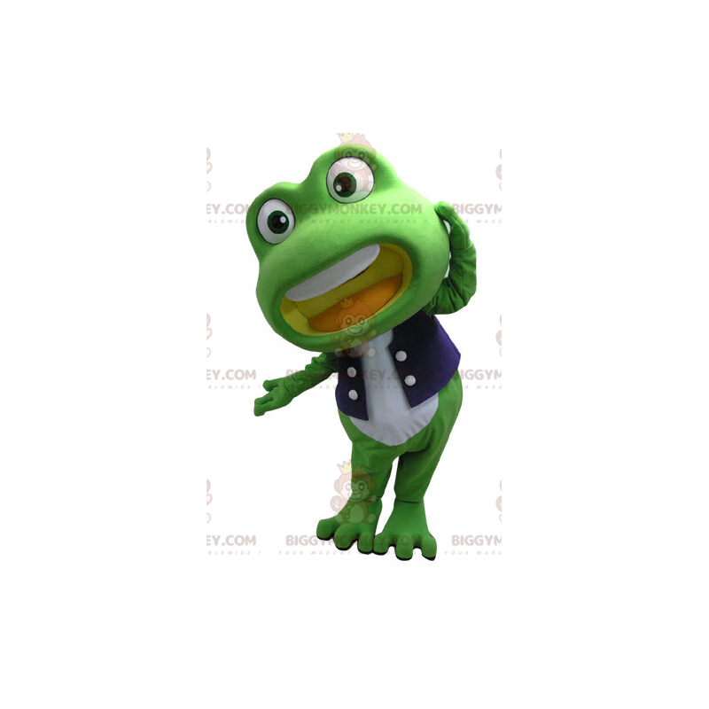 BIGGYMONKEY™ Giant Green and White Frog Mascot Costume – BIGGYMONKEY™ Giant Green and White Frog Mascot Costume –