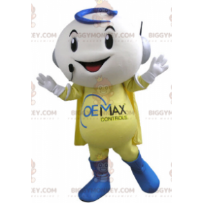 Costume de mascotte BIGGYMONKEY™ de bonhomme souriant