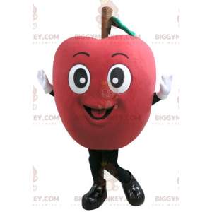 Giant Red Apple BIGGYMONKEY™ Mascot Costume. Fruit BIGGYMONKEY™