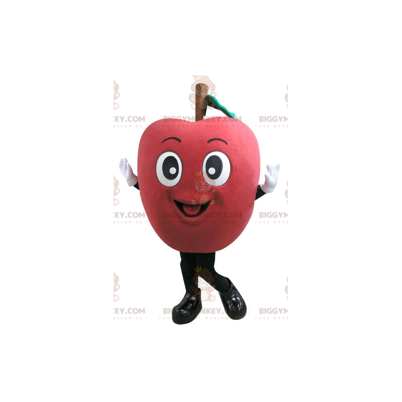 Giant Red Apple BIGGYMONKEY™ Mascot Costume. Fruit BIGGYMONKEY™