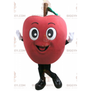 Riesiger roter Apfel BIGGYMONKEY™ Maskottchenkostüm. Fruit