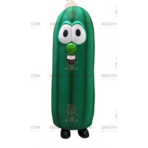 Disfraz de mascota BIGGYMONKEY™ de calabacín verde gigante.