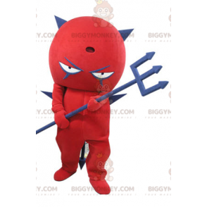 Kostým maskota červeného a modrého ďábla BIGGYMONKEY™. Kostým maskota Imp BIGGYMONKEY™ - Lidští maskoti - BiggyMonkey.com