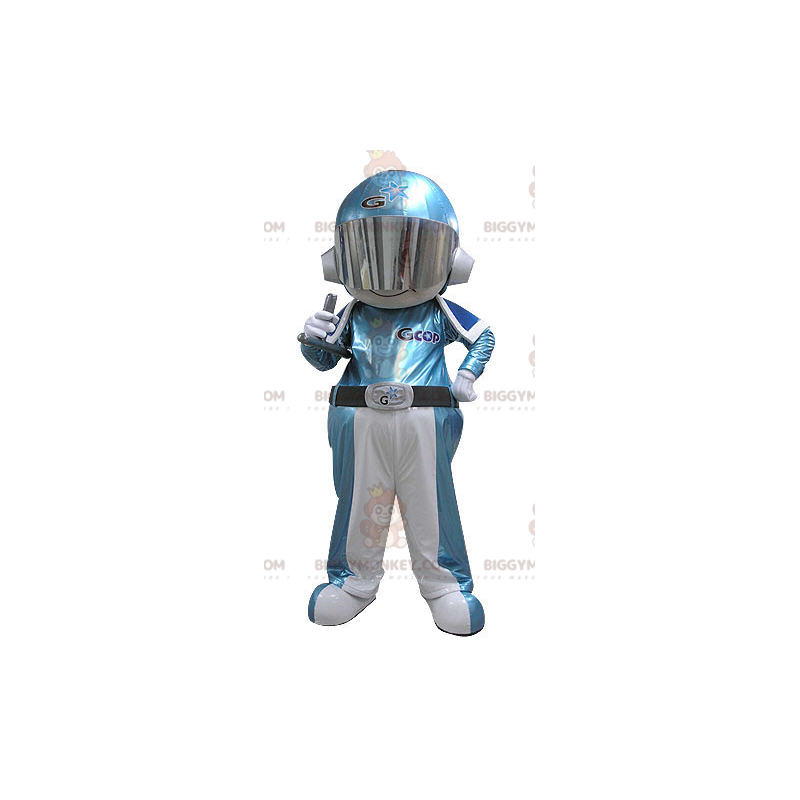 Costume de mascotte BIGGYMONKEY™ d'astronaute de cosmonaute en Costume de mascotte BIGGYMONKEY™ d'astronaute de cosmonaute en