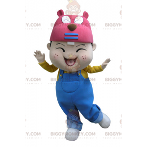 Costume de mascotte BIGGYMONKEY™ de petit garçon avec une tête