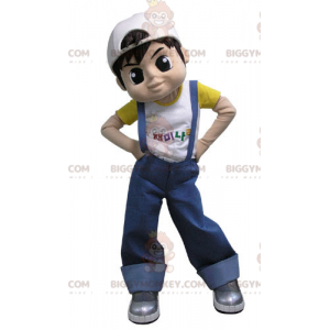 BIGGYMONKEY™-mascottekostuum voor tienerjongen gekleed in