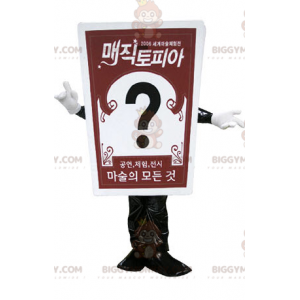 Costume de mascotte BIGGYMONKEY™ de carte géante. Costume de