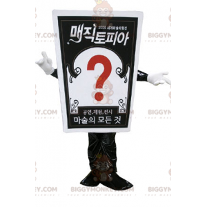Giant Sign BIGGYMONKEY™ Mascot Costume. Advertising