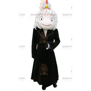 Costume da pupazzo di neve sorridente BIGGYMONKEY™ con mantello