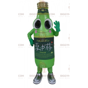 Grappig lachende groene frisdrankfles BIGGYMONKEY™