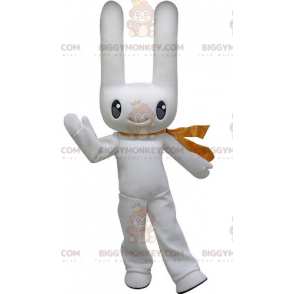 Hvit kanin store ører BIGGYMONKEY™ maskotkostyme - Kanin maskot - BIGGYMONKEY_04871 - BiggyMonkey.com