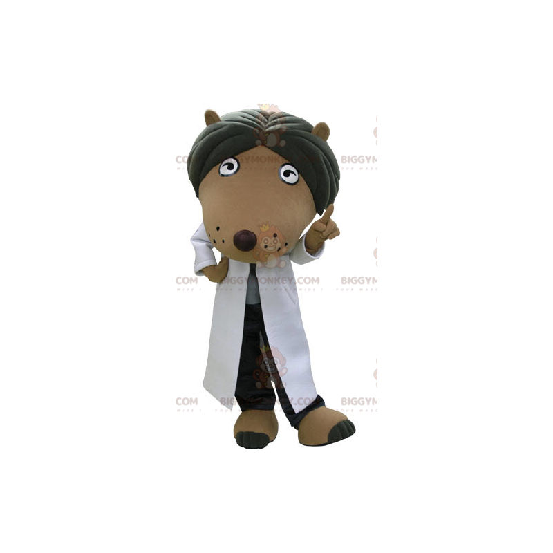 Disfraz de mascota BIGGYMONKEY™ Perro marrón y negro vestido Disfraz de mascota BIGGYMONKEY™ Perro marrón y negro vestido