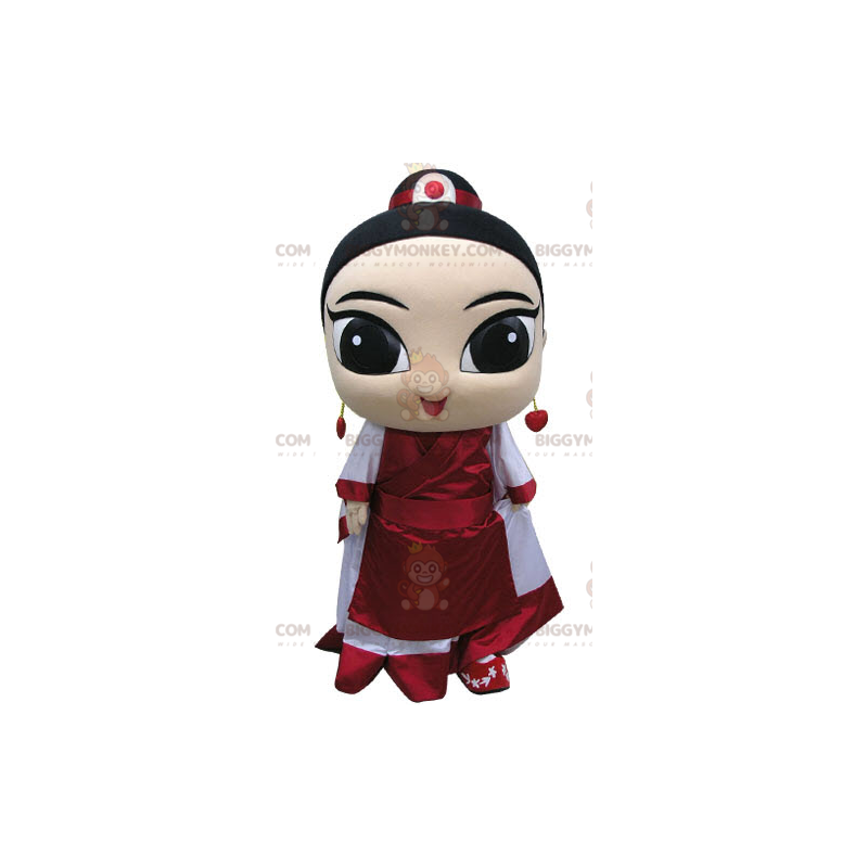 BIGGYMONKEY™ Mascot Costume of Asian Woman Dressed in