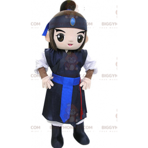 Costume de mascotte BIGGYMONKEY™ de samouraï de guerrier. Costume de mascotte BIGGYMONKEY™ asiatique - BiggyMonkey.com