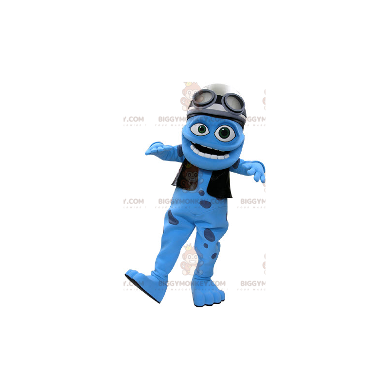 Costume de mascotte BIGGYMONKEY™ de Crazy Frog monstre de clip Costume de mascotte BIGGYMONKEY™ de Crazy Frog monstre de clip