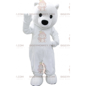 Eisbär BIGGYMONKEY™ Maskottchenkostüm. Eisbär BIGGYMONKEY™