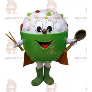 Traje de mascote de tigela de comida asiática BIGGYMONKEY™ - Mascotes não classificados - BIGGYMONKEY_04923 - BiggyMonkey.com