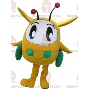 Yellow and Green Toy Plane Car BIGGYMONKEY™ Mascot Costume -