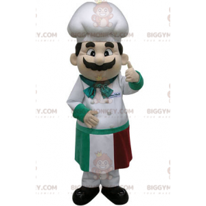 Chef BIGGYMONKEY™ Mascot Costume with Apron and Hat -