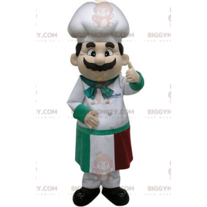 Στολή μασκότ σεφ BIGGYMONKEY™ με ποδιά και καπέλο -