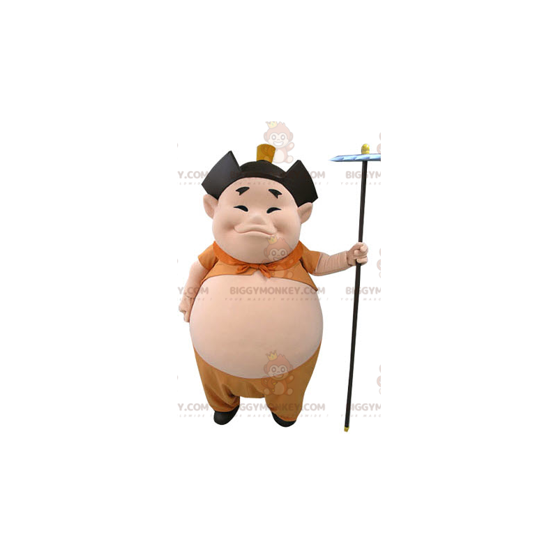 BIGGYMONKEY™ Asian Man with Big Belly Mascot Costume – BIGGYMONKEY™ Asian Man with Big Belly Mascot Costume –