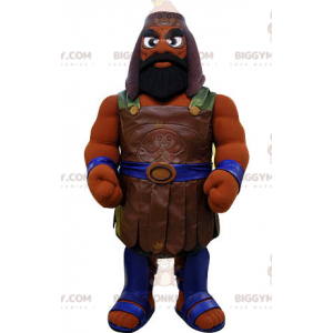 Traje de mascote de gladiador bronzeado BIGGYMONKEY™ –