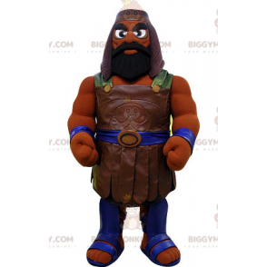 Tan Soldier Gladiator BIGGYMONKEY™ maskotdräkt - Mänskliga maskot - BIGGYMONKEY_04942 - BiggyMonkey.com